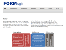 Tablet Screenshot of formsoft.se